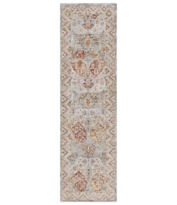 Safavieh Hamilton Blue / Gold Rust HLT104 2 ft. 2 in. X 8 ft. Runner Rug