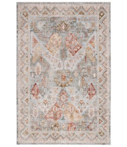 Safavieh Hamilton Blue / Gold Rust HLT104 4 ft. X 6 ft. Rectangle Rug