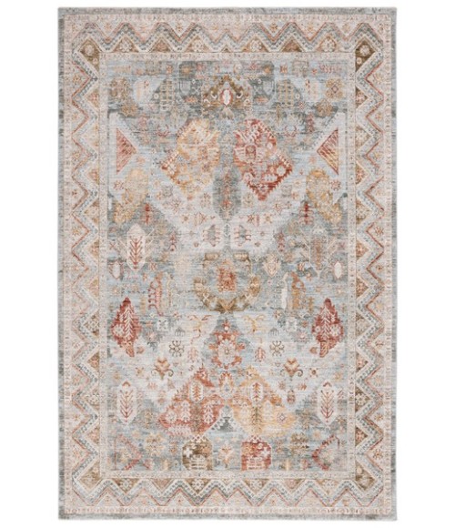 Safavieh Hamilton Blue / Gold Rust Rug HLT104 4 ft. X 6 ft. Rectangle - Rugs Town Safavieh Hamilton Blue / Gold Rust HLT104 4 ft. X 6 ft. Rectangle Rug