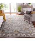 Safavieh Hamilton Blue / Gold Rug HLT106 4 ft. X 6 ft. Rectangle - Rugs Town Safavieh Hamilton Blue / Gold HLT106 4 ft. X 6 ft. Rectangle Rug