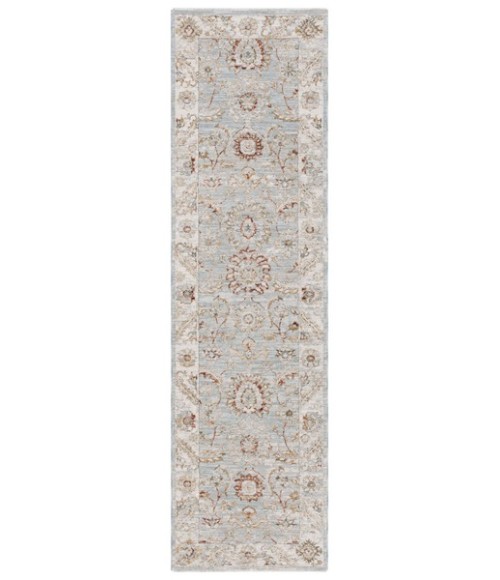 Safavieh Hamilton Blue / Gold HLT108 2 ft. 2 in. X 8 ft. Runner Rug