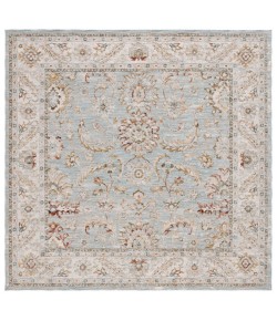 Safavieh Hamilton Blue / Gold HLT108 6 ft. 7 in. X 6 ft. 7 in. Square Rug
