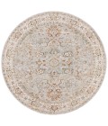 Safavieh Hamilton Grey / Blue HLT110 6 ft. 7 in. X 6 ft. 7 in. Round Rug