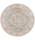 Safavieh Hamilton Blue / Grey HLT110 6 ft. 7 in. X 6 ft. 7 in. Round Rug
