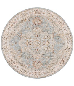 Safavieh Hamilton Blue / Grey HLT110 6 ft. 7 in. X 6 ft. 7 in. Round Rug