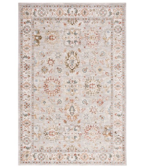 Safavieh Hamilton Grey / Rust HLT112 9 ft. X 12 ft. Rectangle Rug