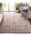 Safavieh Hamilton Grey / Rust HLT112 9 ft. X 12 ft. Rectangle Rug