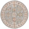 Safavieh Hamilton Blue / Ivory HLT112 6 ft. 7 in. X 6 ft. 7 in. Round Rug