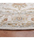 Safavieh Hamilton Ivory / Rust HLT114 6 ft. 7 in. X 6 ft. 7 in. Square Rug