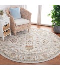 Safavieh Hamilton Ivory / Rust Rug HLT114 6 ft. 7 in. X 6 ft. 7 in. Round - Rugs Town Safavieh Hamilton Ivory / Rust HLT114 6 ft. 7 in. X 6 ft. 7 in. Round Rug
