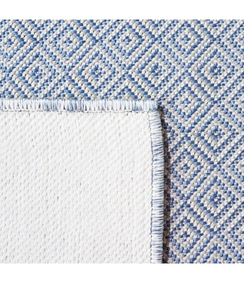 Safavieh Hampton Grey / Blue HTN230 2 ft. X 9 ft. Runner Rug