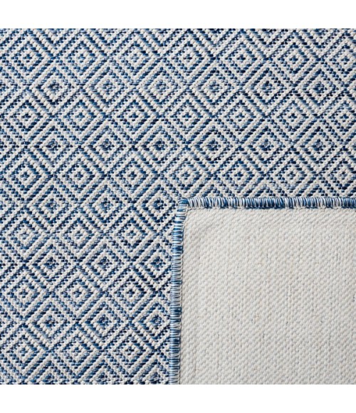 Safavieh Hampton Navy / Ivory HTN230 2 ft. X 9 ft. Runner Rug