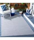Safavieh Hampton Navy / Ivory HTN230 8 ft. X 10 ft. Rectangle Rug