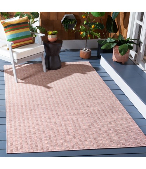 Safavieh Hampton Terracotta / Ivory HTN230 4 ft. X 6 ft. Rectangle Rug
