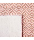 Safavieh Hampton Terracotta / Ivory HTN230 6 ft. 5 in. X 6 ft. 5 in. Square Rug