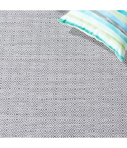 Safavieh Hampton Ivory / Black HTN230 6 ft. 5 in. X 6 ft. 5 in. Square Rug