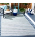 Safavieh Hampton Aqua Ivory / Multi HTN231 5 ft. 1 in. X 7 ft. 6 in. Rectangle Rug