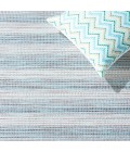 Safavieh Hampton Aqua / Ivory HTN231 8 ft. X 10 ft. Rectangle Rug