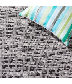 Safavieh Hampton Black / Grey HTN237 6 ft. 5 in. X 6 ft. 5 in. Round Rug