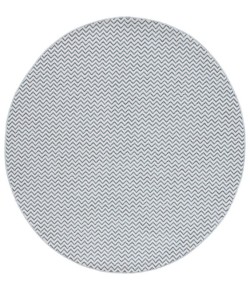 Safavieh Hampton Beige / Aqua HTN237 6 ft. 5 in. X 6 ft. 5 in. Round Rug