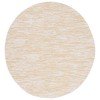 Safavieh Hampton Yellow HTN238 6 ft. 5 in. X 6 ft. 5 in. Round Rug
