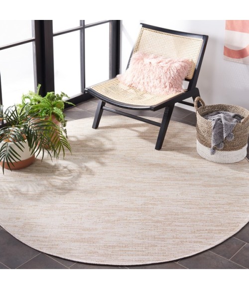 Safavieh Hampton Natural HTN238 6 ft. 5 in. X 6 ft. 5 in. Round Rug