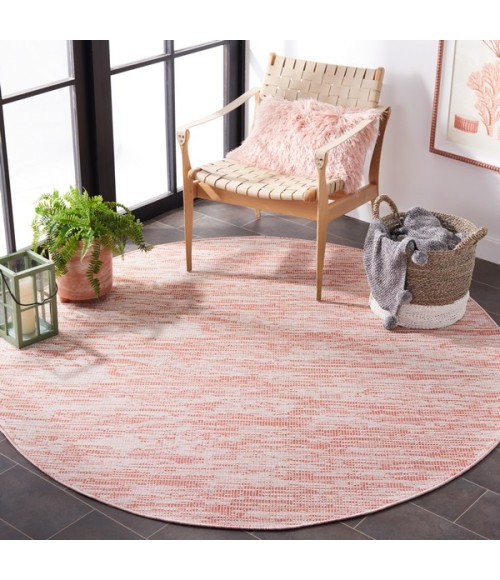 Safavieh Hampton Terracotta HTN238 6 ft. 5 in. X 6 ft. 5 in. Round Rug