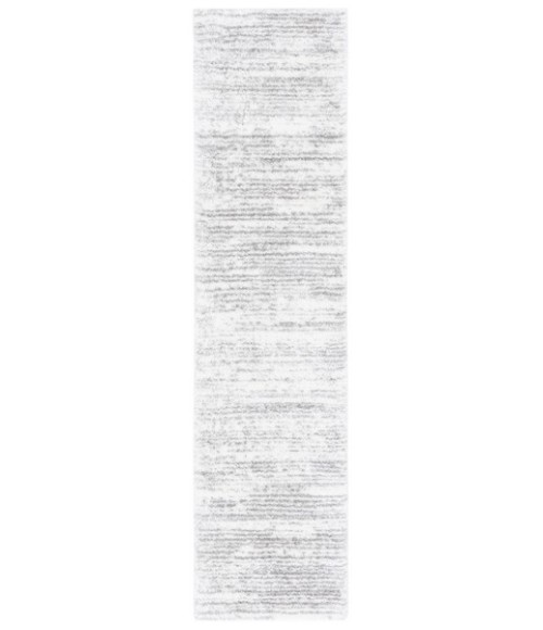 Safavieh Jasmine Shag Ivory / Grey JSM100 2 ft. X 8 ft. Runner Rug
