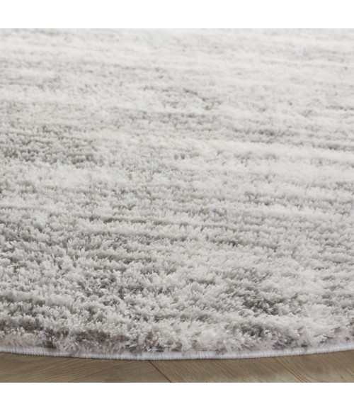 Safavieh Jasmine Shag Ivory / Grey JSM100 6 ft. 7 in. X 6 ft. 7 in. Square Rug