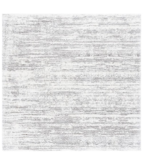 Safavieh Jasmine Shag Ivory / Grey JSM100 6 ft. 7 in. X 6 ft. 7 in. Square Rug