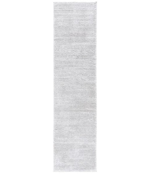 Safavieh Jasmine Shag Light Grey / Ivory JSM100 2 ft. X 8 ft. Runner Rug