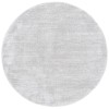 Safavieh Jasmine Shag Light Grey / Ivory JSM100 6 ft. 7 in. X 6 ft. 7 in. Round Rug
