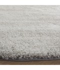 Safavieh Jasmine Shag Light Grey / Ivory JSM100 6 ft. 7 in. X 6 ft. 7 in. Square Rug