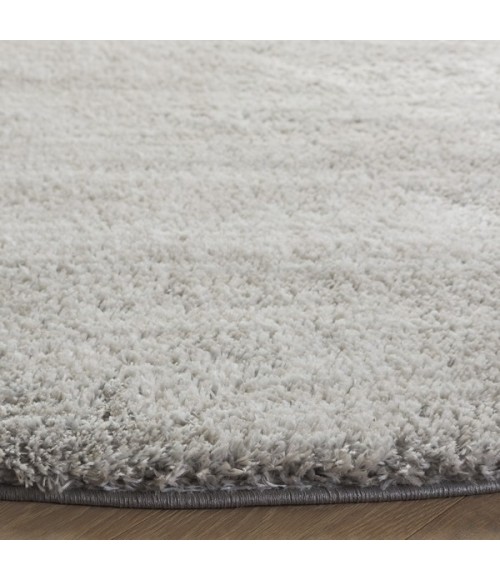 Safavieh Jasmine Shag Light Grey / Ivory JSM100 6 ft. 7 in. X 6 ft. 7 in. Square Rug