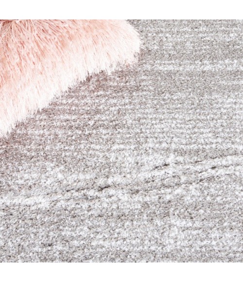 Safavieh Jasmine Shag Grey / Ivory JSM100 6 ft. 7 in. X 6 ft. 7 in. Square Rug