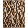 Safavieh Kashmir Brown / Multi KAS117 8 ft. X 10 ft. Rectangle Rug