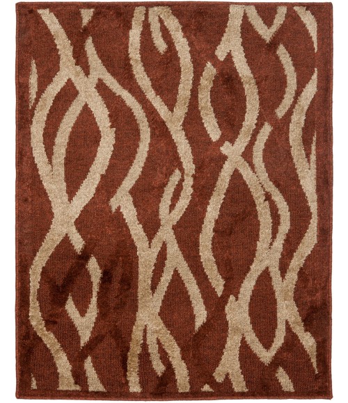 Safavieh Kashmir Rust / Ivory KAS117 8 ft. X 10 ft. Rectangle Rug