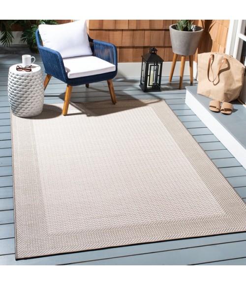 Safavieh Lakeside  Beige / Taupe LAK222 5 ft. 3 in. X 7 ft. 7 in. Rectangle Rug