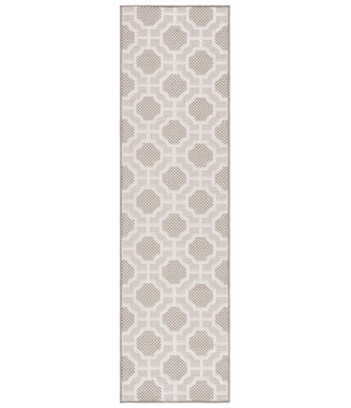 Safavieh Lakeside  Beige / Taupe LAK247 2 ft. 3 in. X 8 ft. Runner Rug
