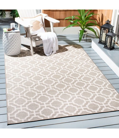Safavieh Lakeside  Beige / Taupe LAK247 9 ft. X 12 ft. Rectangle Rug