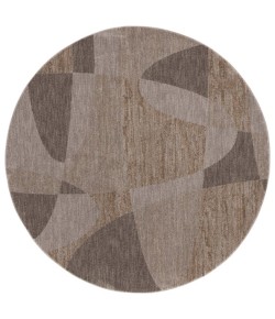 Safavieh Lasa Taupe / Gold LAS102 4 ft. X 4 ft. Round Rug