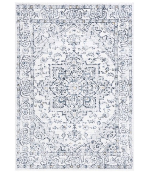 Safavieh Layla Ivory Grey / Charcoal LAY102 5 ft. 5 in. X 7 ft. 6 in. Rectangle Rug
