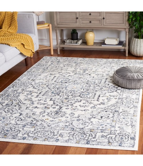 Safavieh Layla Ivory Grey / Charcoal LAY102 5 ft. 5 in. X 7 ft. 6 in. Rectangle Rug
