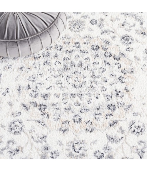 Safavieh Layla Ivory / Grey LAY106 6 ft. 7 in. X 6 ft. 7 in. Round Rug