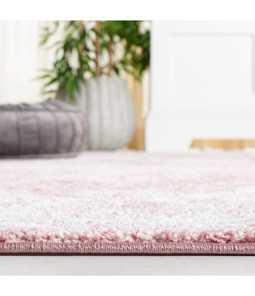 Safavieh Layla Ivory Grey / Pink LAY108 6 ft. 7 in. X 6 ft. 7 in. Round Rug