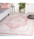 Safavieh Layla Ivory Grey / Pink LAY104 6 ft. 7 in. X 9 ft. Rectangle Rug