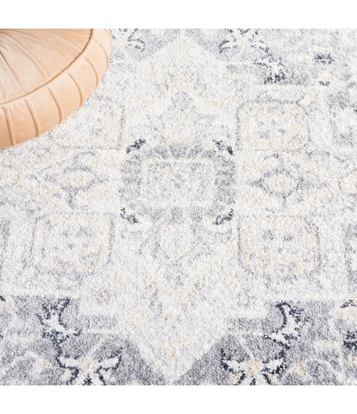 Safavieh Layla Ivory Grey / Charcoal Rug LAY109 6 ft. 7 in. X 6 ft. 7 in. Round - Rugs Town Safavieh Layla Ivory Grey / Charcoal LAY109 6 ft. 7 in. X 6 ft. 7 in. Round Rug