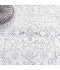 Safavieh Layla Ivory Grey / Charcoal LAY110 6 ft. 7 in. X 6 ft. 7 in. Round Rug