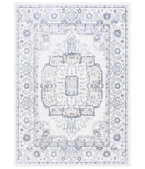 Safavieh Layla Ivory Grey / Charcoal LAY111 4 ft. 5 in. X 6 ft. 5 in. Rectangle Rug