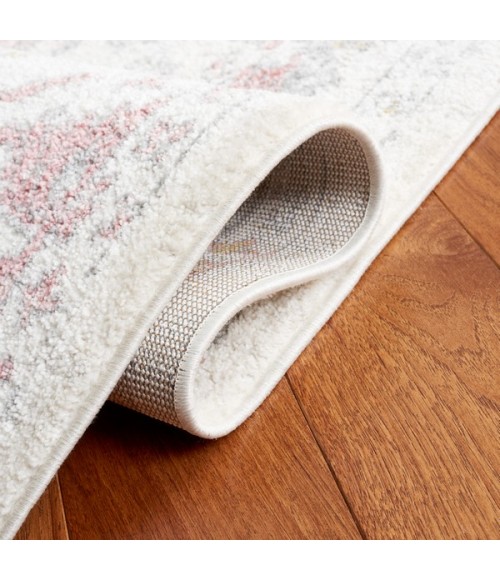 Safavieh Layla Ivory Grey / Pink LAY113 2 ft. 2 in. X 9 ft. Runner Rug